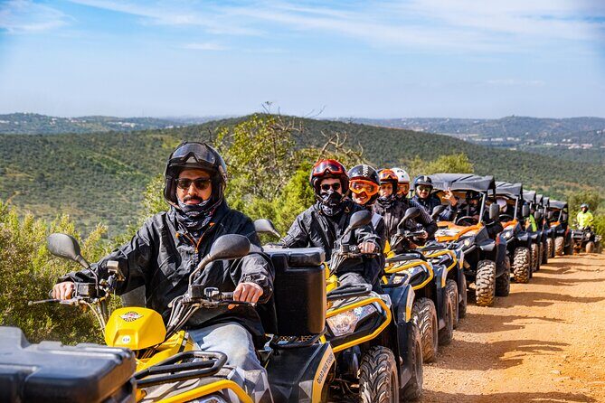 Albufeira: 1.5-Hour Scenic & Thrilling Off-Road Quad Adventure - Helmets, goggles, water: the safety basics you get up front