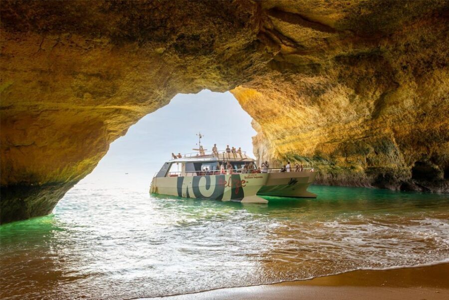 Albufeira: Algarve 3-Hour Benagil Sunset and Coastline Tour - Benagil caves and rock formations: the main sights you’re paying for