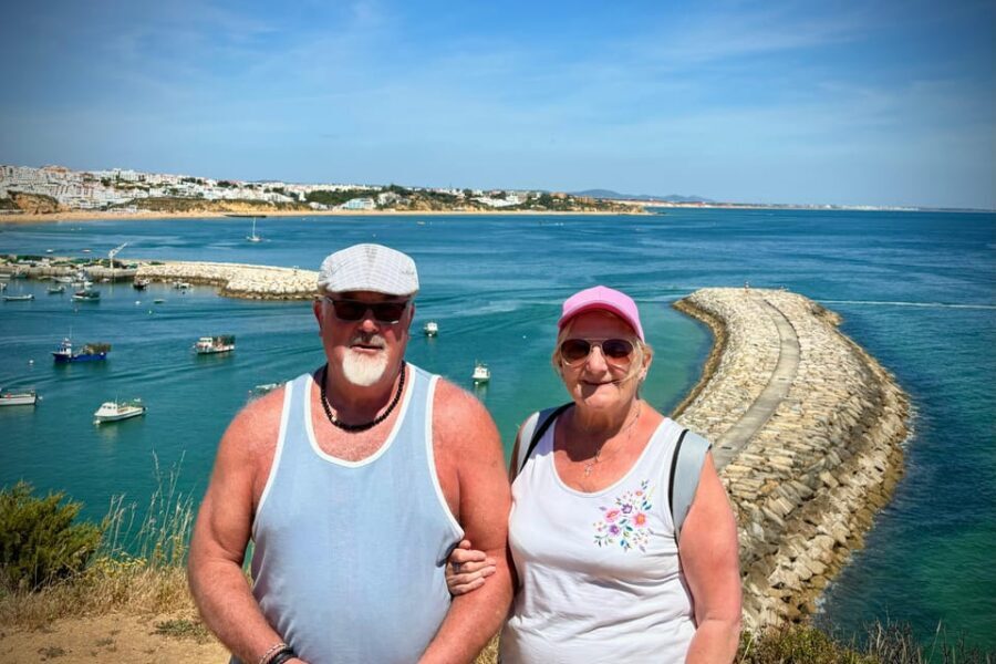 Albufeira: Beach, Old Town & Falesia Electric Tuk Tuk Tour - Praia de São Rafael: beach views with a postcard feel