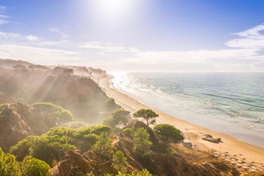 Albufeira: Beach, Old Town & Falesia Electric Tuk Tuk Tour - Praia dos Arrifes: another shore, another mood