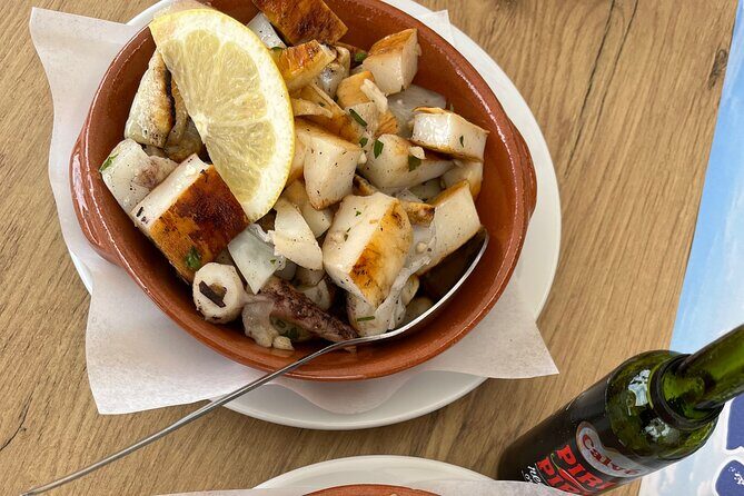 Albufeira Food Experience: Land & Sea Tapas w/ Wines - What you actually eat: Portuguese tapas across sea and land