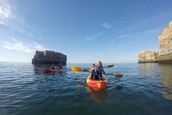 Albufeira Kayak Cave Tour – Hidden Beaches & Cliffs - Praia dos Arrifes and Praia Sao Rafael: where the scenery ramps up