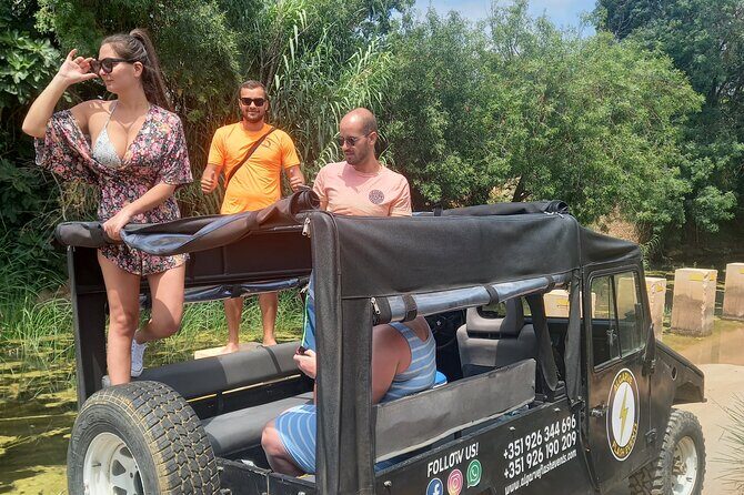 Albufeira Safari Tour with Waterfall<em>, Castle and Villages – Key things you’ll care about’ /></p>
<ul>
<li><strong>Open-top 4×4</strong> gives you clear sightlines for photos and hill views</li>
<li><strong>Paderne Castle and the Roman Bridge</strong> are a quick hit with admission-free time</li>
<li><strong>Alte village</strong> keeps the pace human, with a truly traditional feel</li>
<li><strong>Queda do Vigario waterfall</strong> includes about an hour, plus time for wild swimming</li>
<li><strong>Private tour, your group only</strong>, with a guide who can adjust the pace</li>
</ul>
<h2 id="why-this-albufeira-4x4-safari-works-for-a-short-trip">Why This Albufeira 4×4 Safari Works for a Short Trip</h2>
<p><img src=