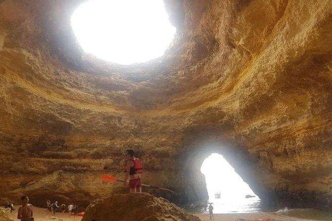 Benagil caves's kayak tour - Stop 2: Algar de Benagil (where you want calm hands)