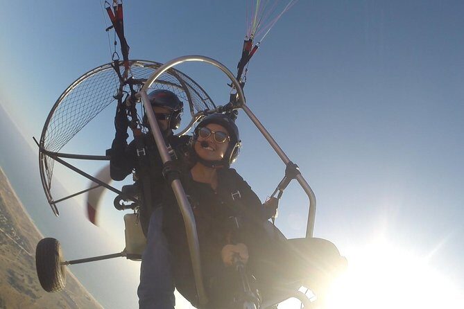 Flight experience over the beach in paragliding/paratrike in the Algarve with video. - The 20-minute flight: what to do before you lift off