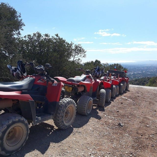 From Albufeira: Paderne Adventure Quad Ride - Riding with the guide: how the group stays together