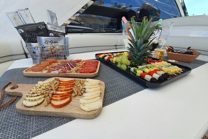 Full-Day Private Cruise in the Algarve Coast by Luxury Yacht - Snacks, wine, and the real lunch question