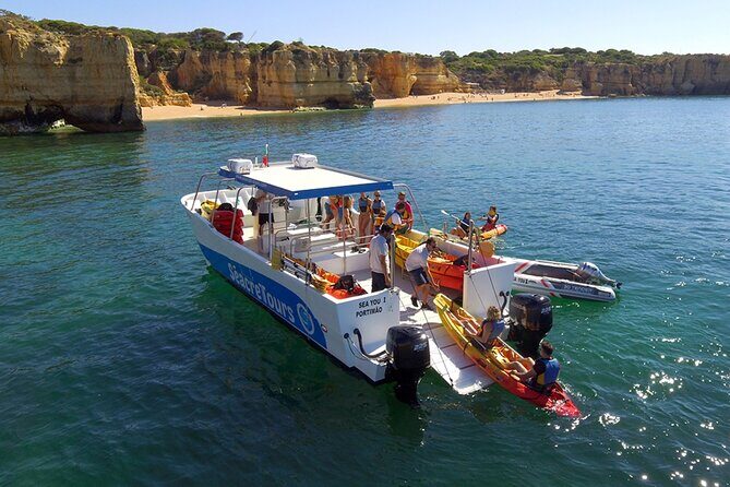 Guided Kayak Tour: Exploring Benagil Caves - Meeting at Seacret Tours in Albufeira Marina (and starting at 9:30)