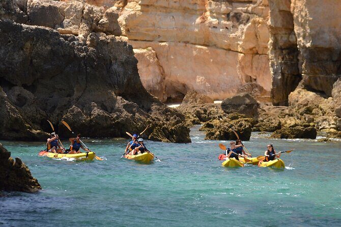 Guided Kayak Tour: Exploring Benagil Caves - Price and value: $49.93 for cave access, swims, and a real guide