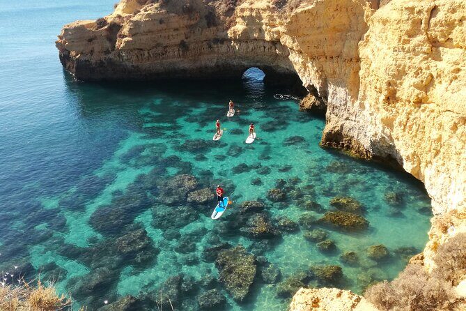 Paddle & Explore: Albufeira SUP Tour - The swim stop: what “untouched beach time” means for you