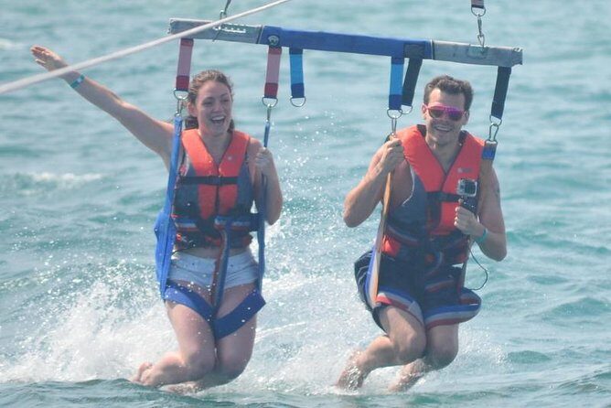 Parasailing from Vilamoura - Comfort and Control: Harness Fit, Tripleizer Bar, and the Calm in the Air