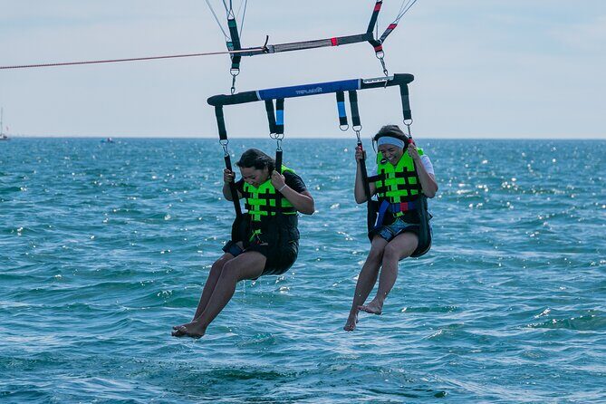 Parasailing from Vilamoura Marina - The 10-Minute Flight (and the Possible Long Wait at Sea)