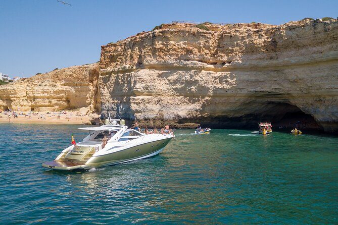Private Morning Yacht Cruise from Albufeira Marina - Algarve Route: Benagil Cave Area, Arc de Triomphe, and Alfanzina Lighthouse