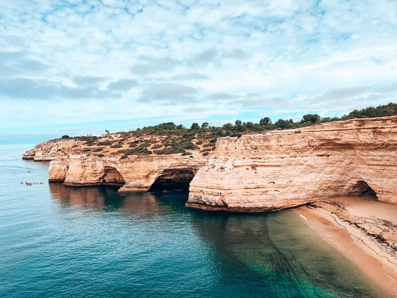 The Original 7 Hanging Valleys Guided Hike With Pickup - Stop 4: Praia da Marinha for the big finale